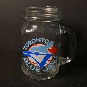 Toronto Blue Jays MLB Logo Mason Jar Mug Vtg